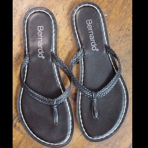 Black Bernardo Sandals
